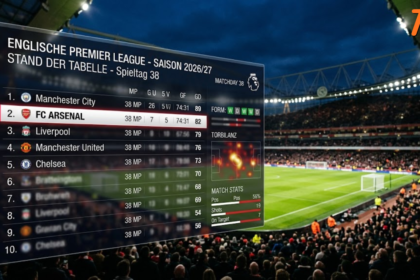 teilnehmer: fc arsenal tabelle
