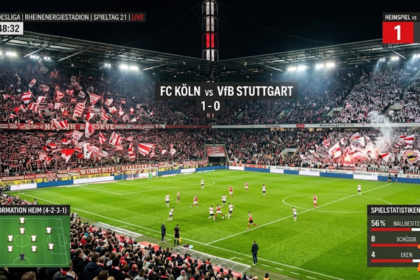 ticker: teilnehmer: 1. fc köln gegen vfb stuttgart
