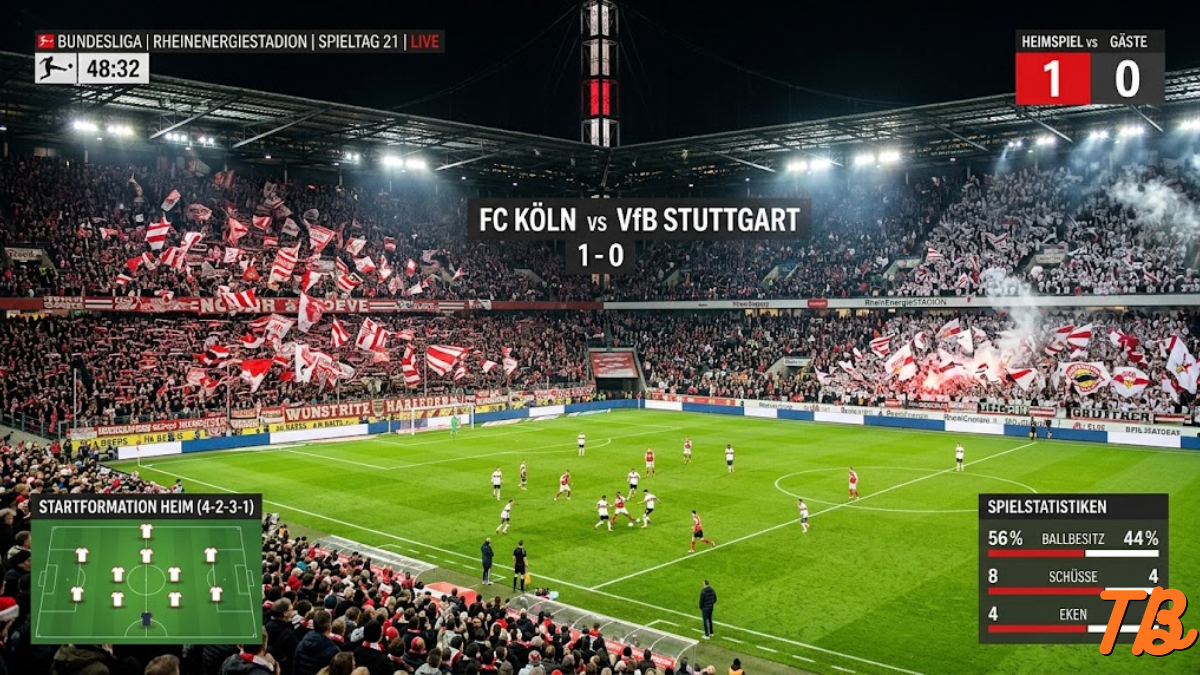 ticker: teilnehmer: 1. fc köln gegen vfb stuttgart